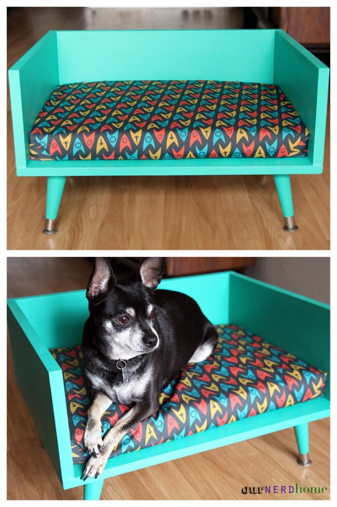 Diy modern dog bed