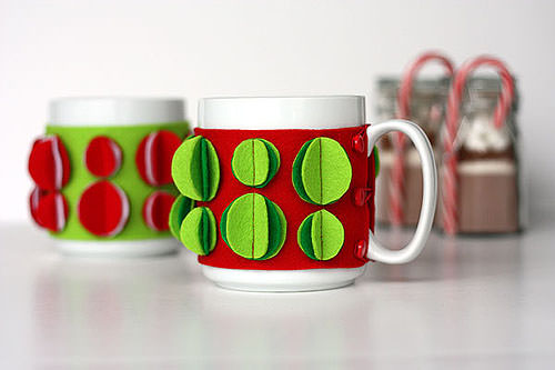 Felt Mug Cozy - Craft Gift Idea for Coworkers
