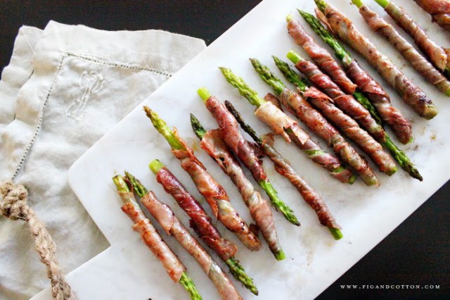 Prosciutto-Wrapped Asparagus - Most Popular Thanksgiving Side Dish