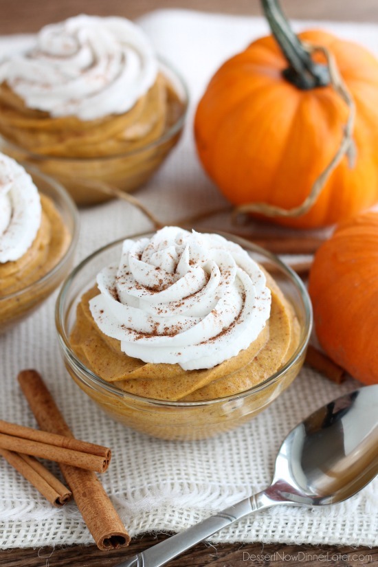 Pumpkin Mousse - Thanksgiving Dessert Idea