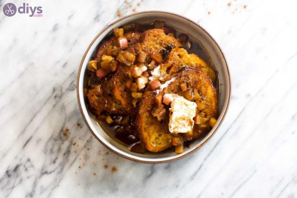 Pumpkin spice french toast thanksgiving fall appetizers