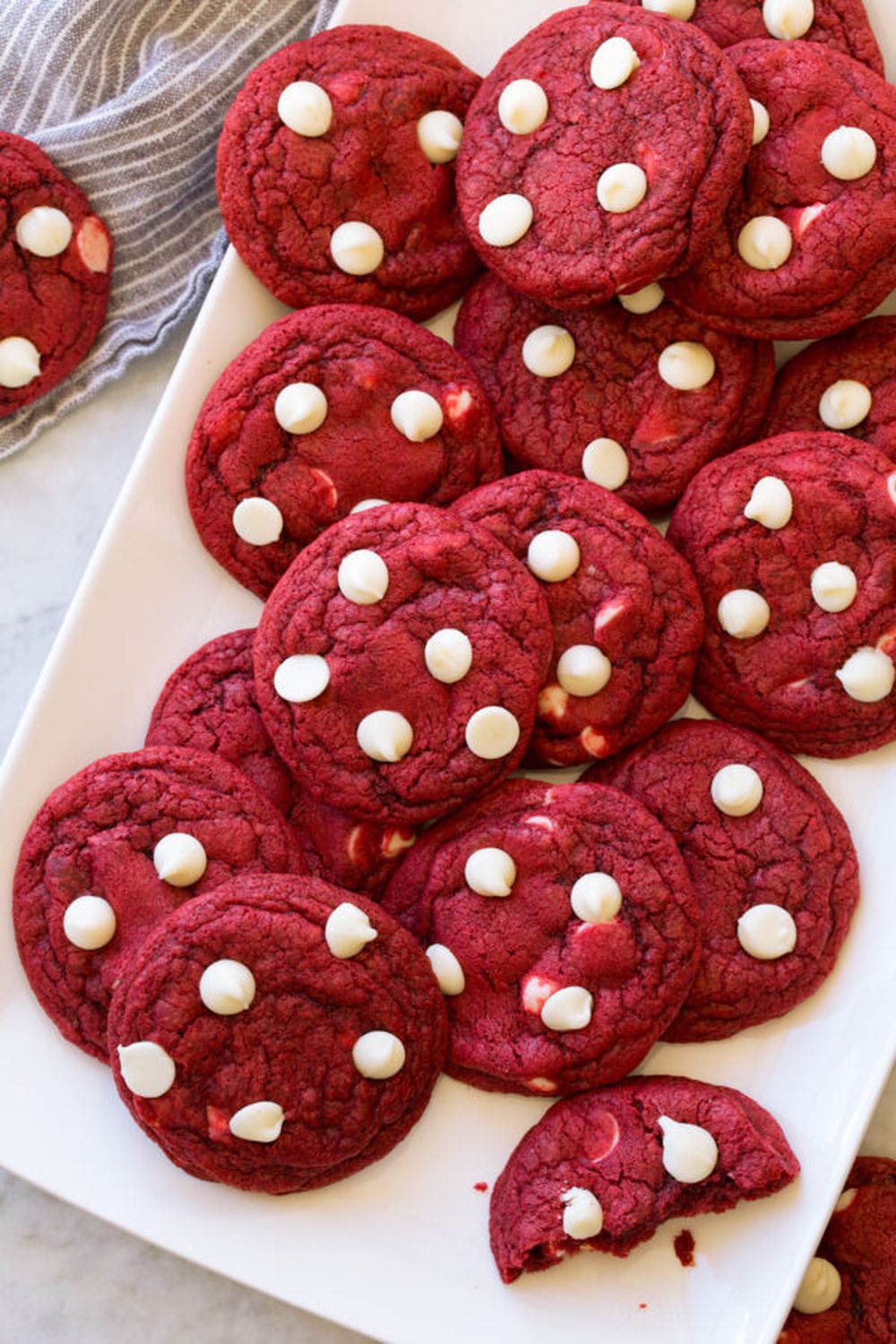 Red velvet cookies thanksgiving desserts 