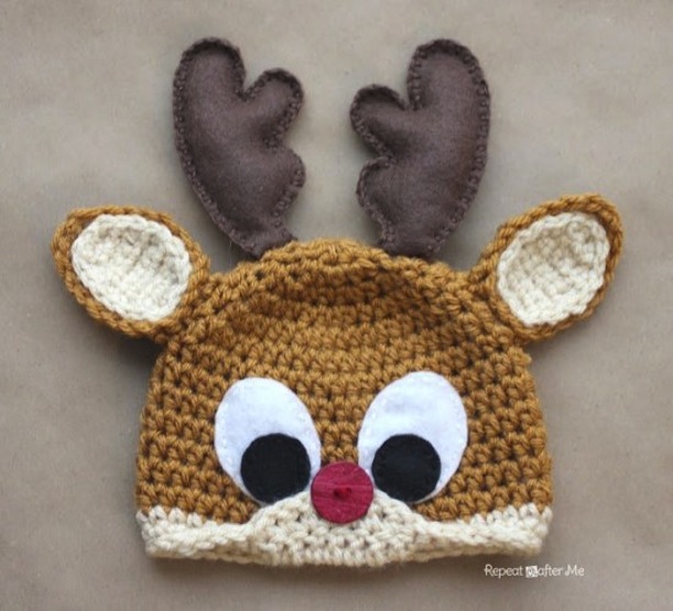 Baby Christmas Hat - Reindeer Hat
