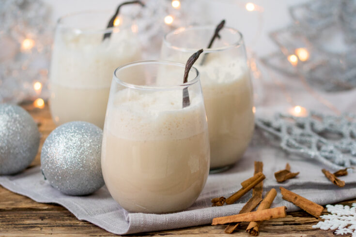 Rum and ginger Eggnog – a traditional festive drink with a bit of a twist!
