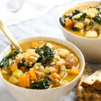 Winter vegetable soup