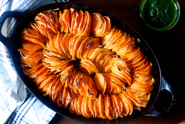 Crispy Sweet Potato Roll - Thanksgiving Sides