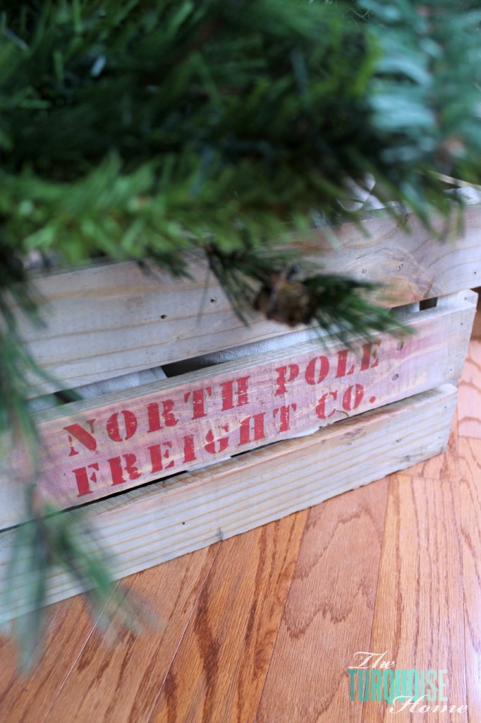 Pallet Box Christmas Tree Stand Box
