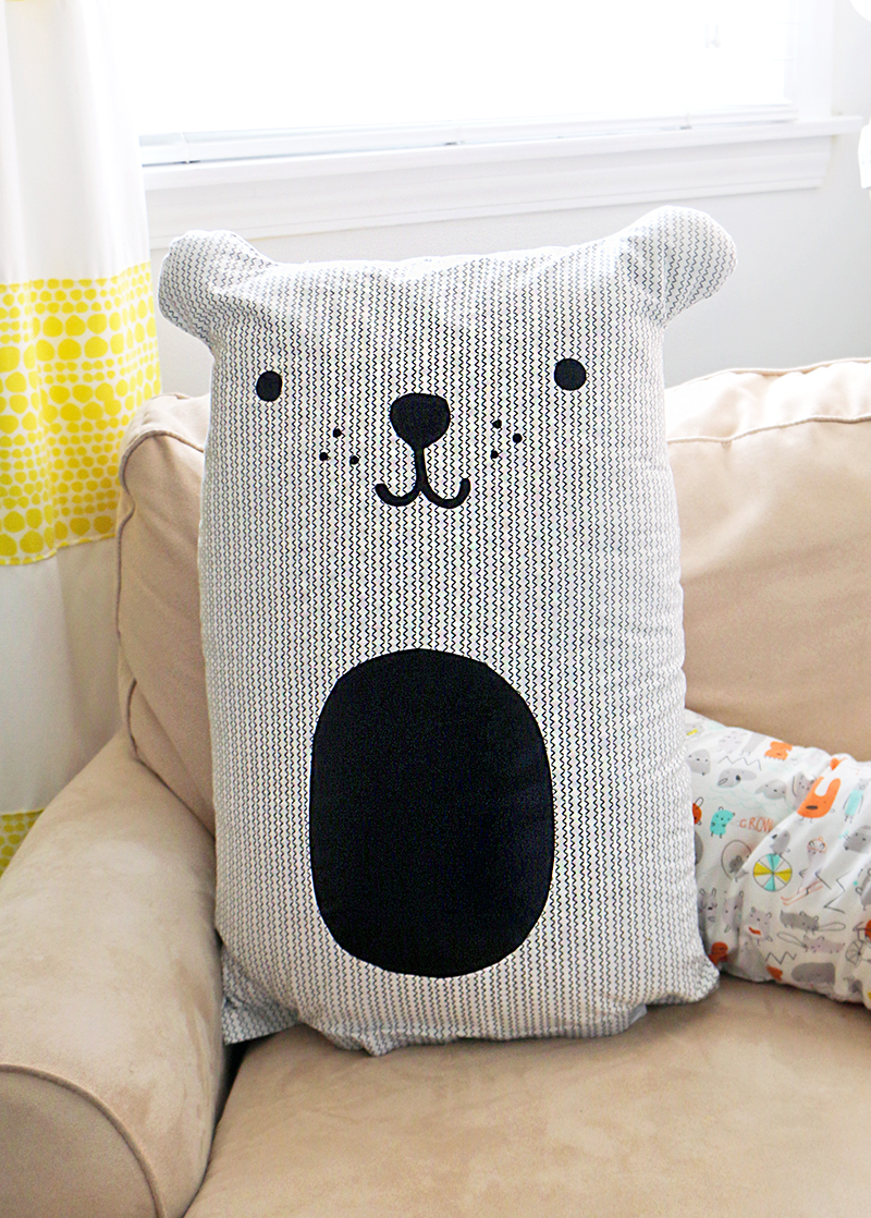 Diy large bear pillow