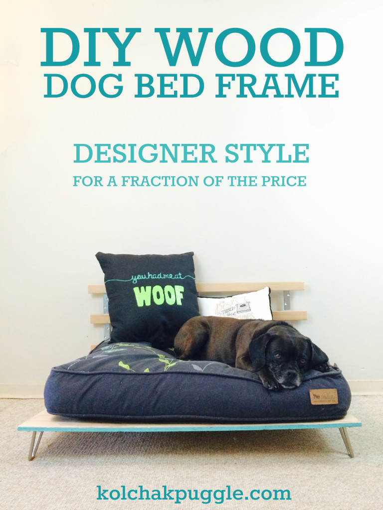 Diy wood dog bed