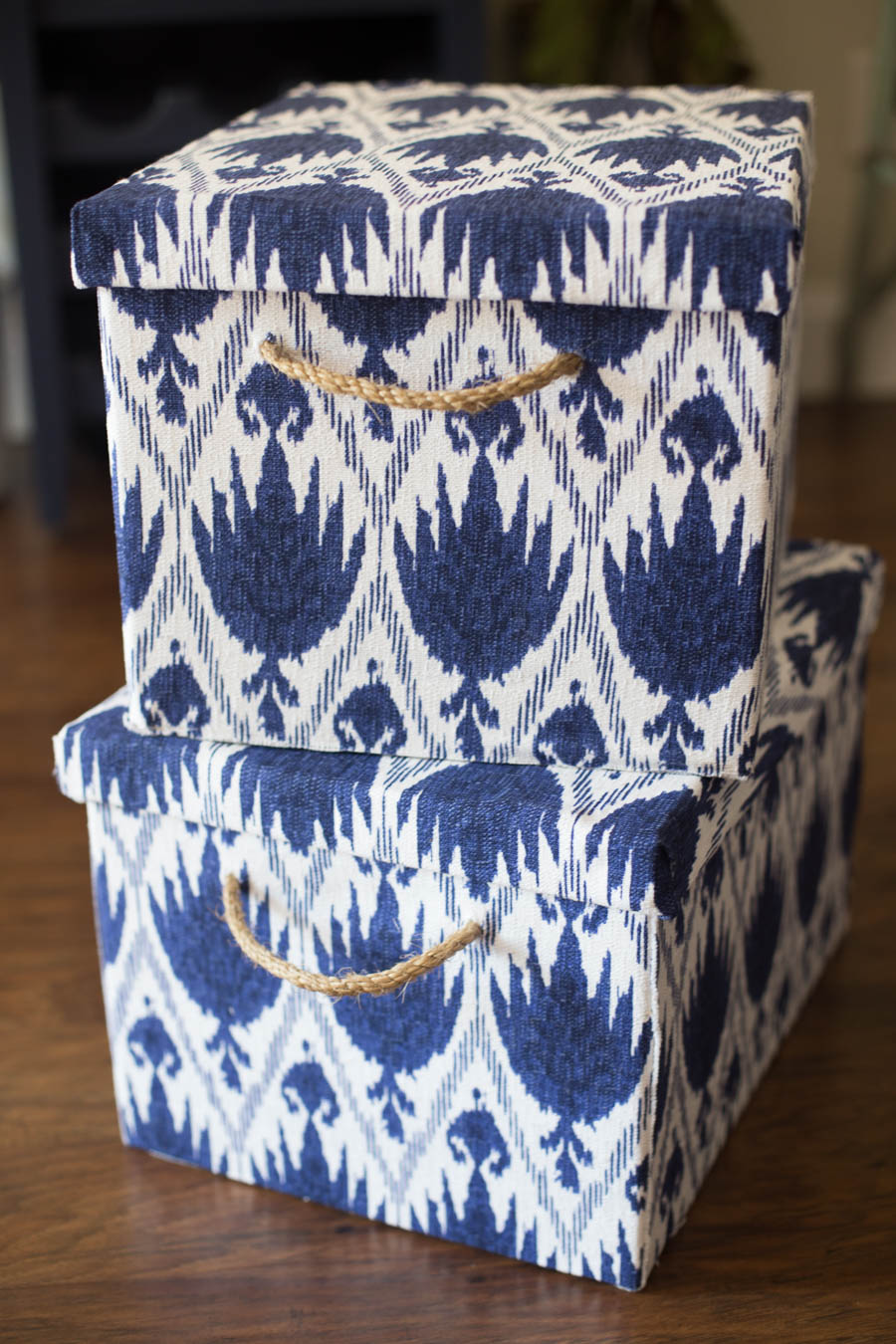 Fabric covered boxes