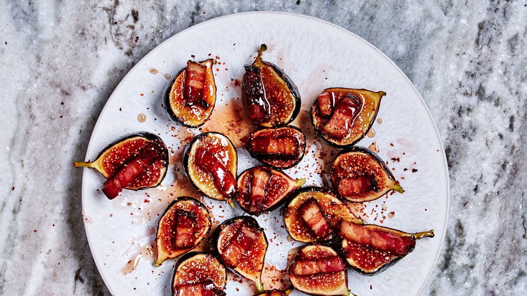 Figs with Bacon and Chile - Spicy Thanksgiving Appetizer