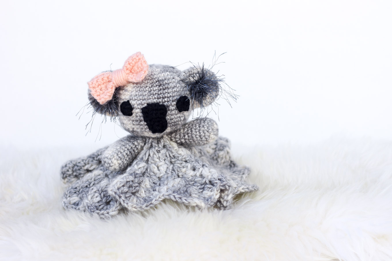Free crochet pattern koala lovey