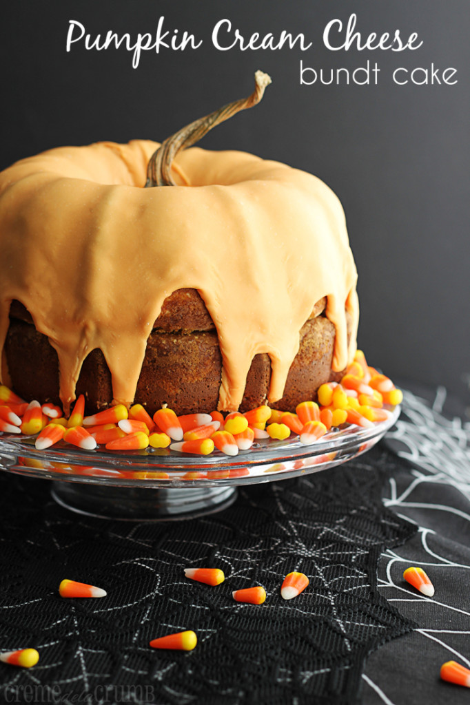 Pumpkin Cream Cheese Bunt Cake - Thanksgiving Dessert Idea