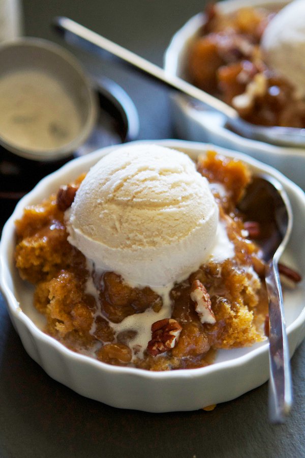 Pumpkin Pecan Cobbler - Thanksgiving Desserts