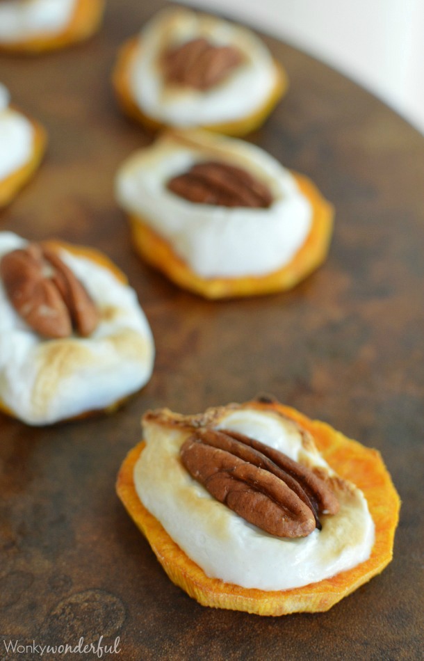 Sweet Potato Casserole Bites - Best Thanksgiving Appetizers