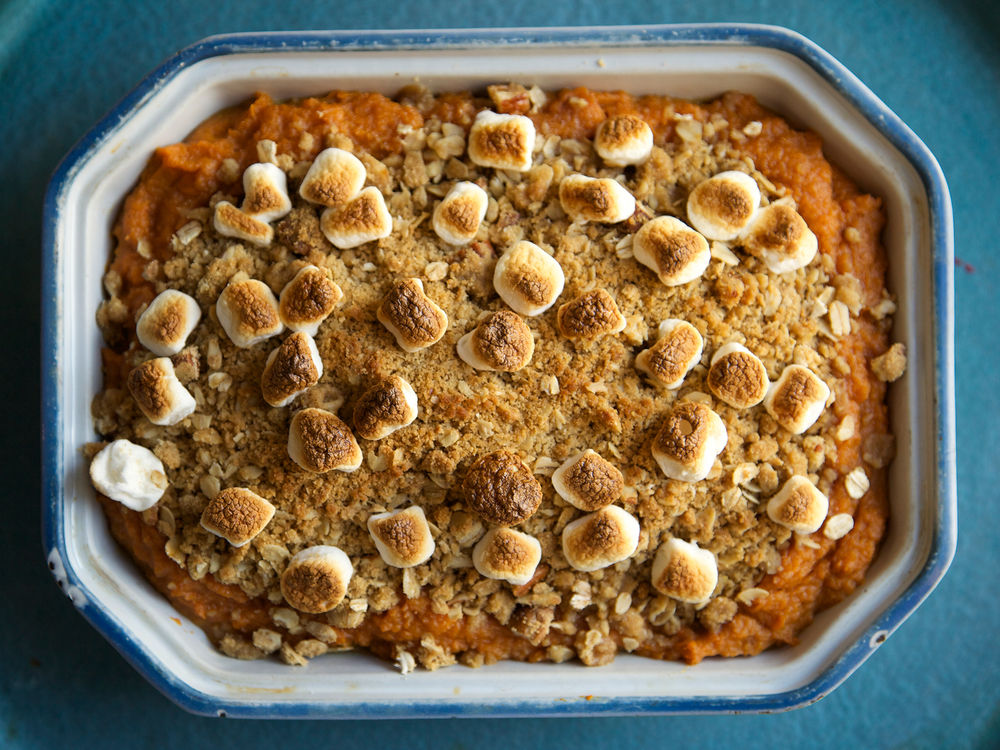 Sweet Potato Casserole with Pecan Crumble - Best Thanksgiving Sides