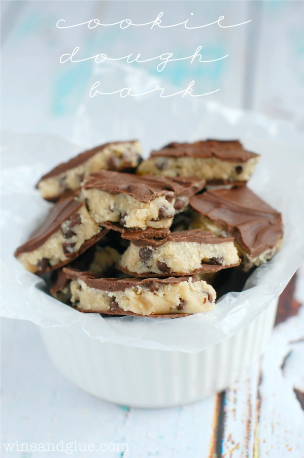 Cookie dough bark