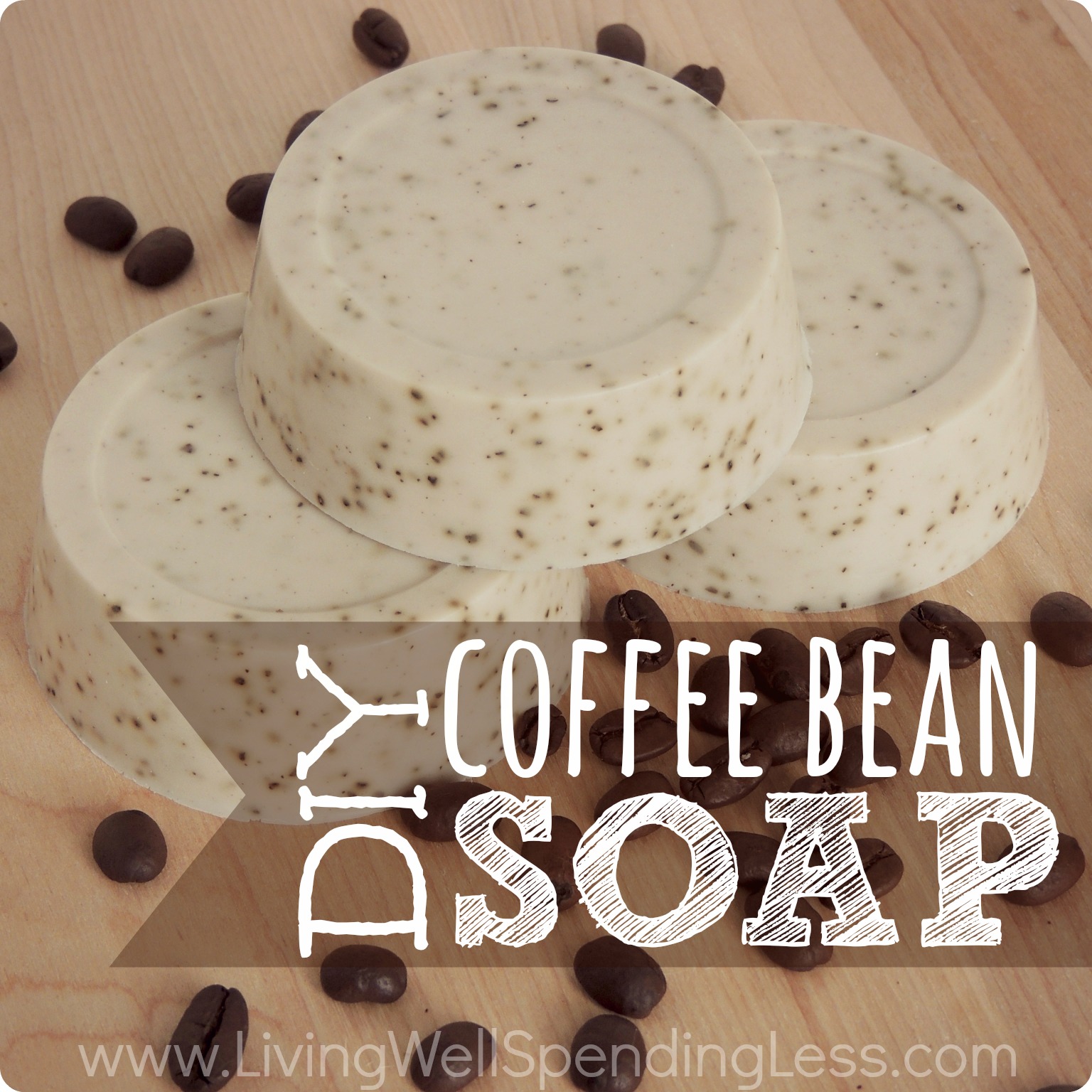 DIY Christmas Gift for Boyfriend - Coffee Bean Soap