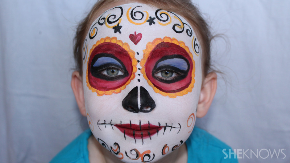 Day of the dead diy face paint