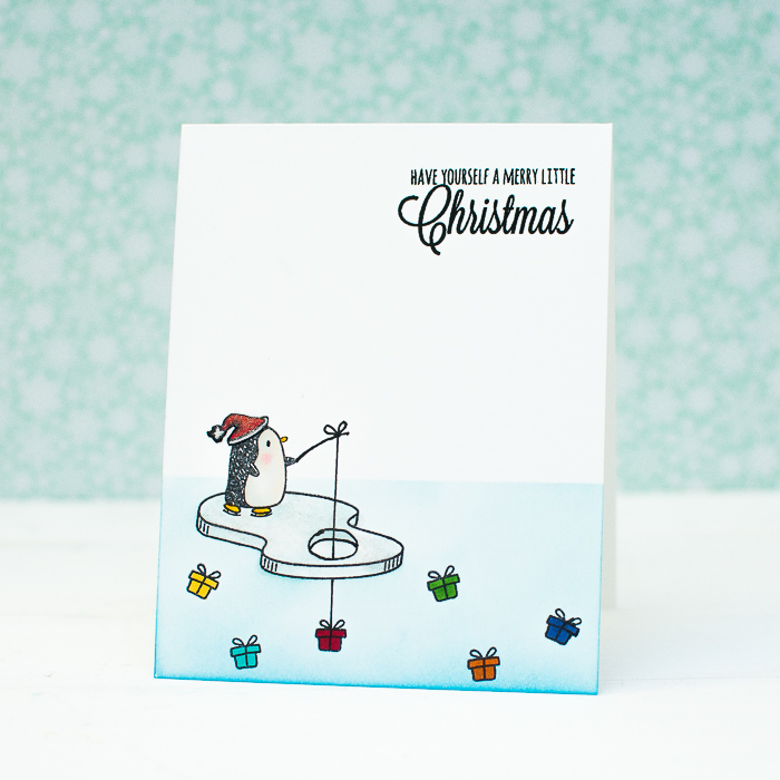 Cute Christmas Card Idea - Penguins