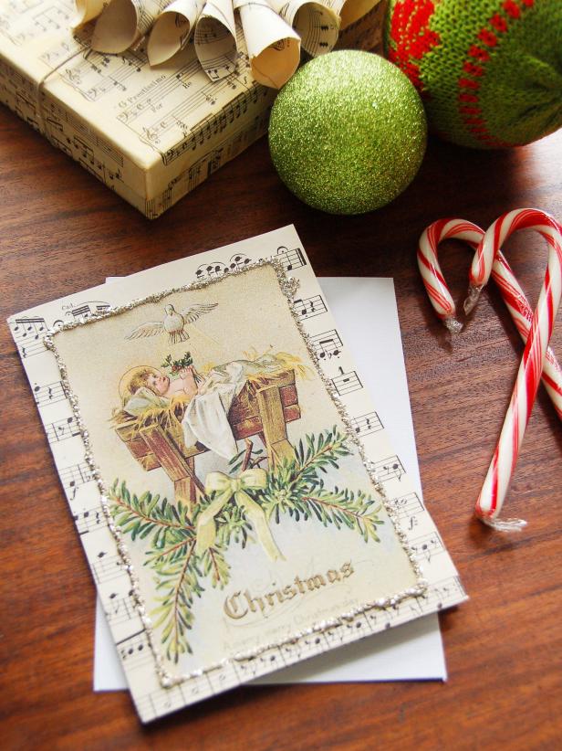 Vintage Sheet Music - Beautiful Christmas Cards