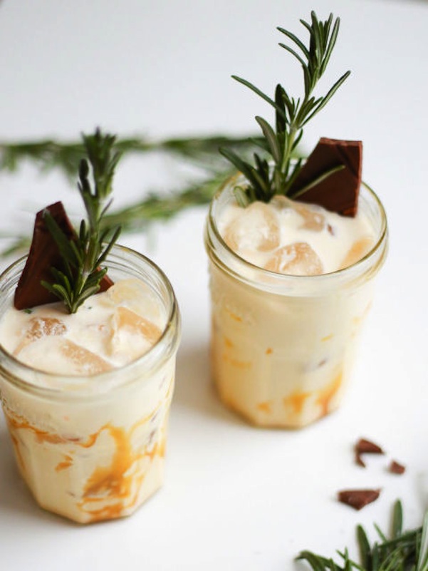 Salted caramel white russian