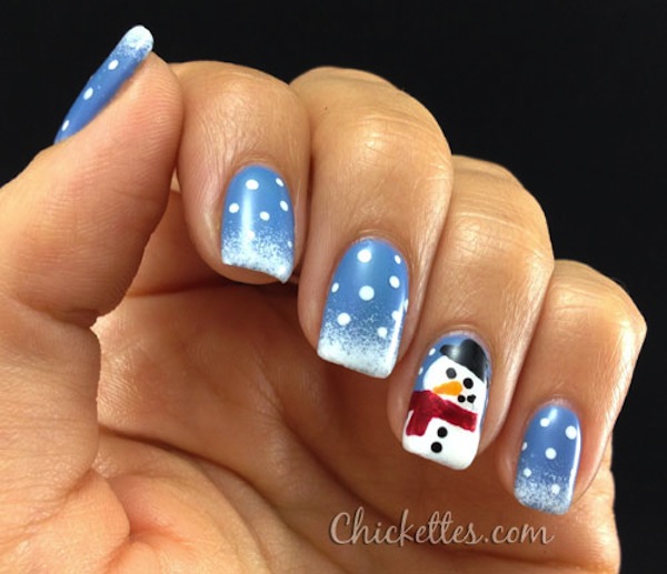 Snowman nails