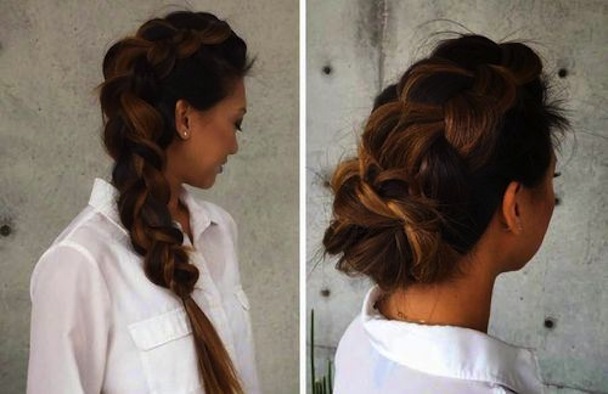 Two way dutch braid