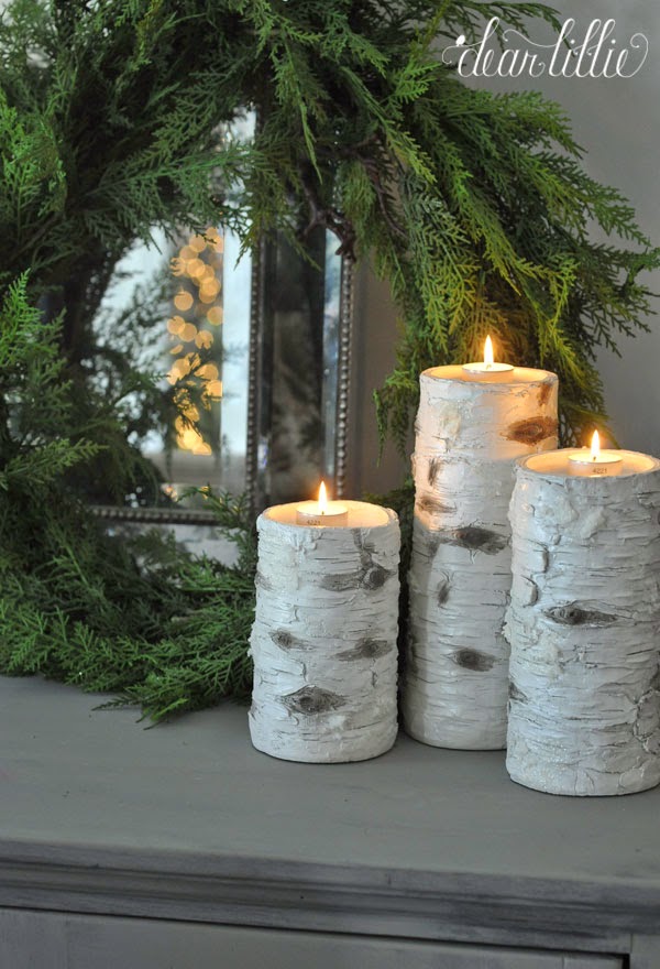 Birch Accents Winter Decorations