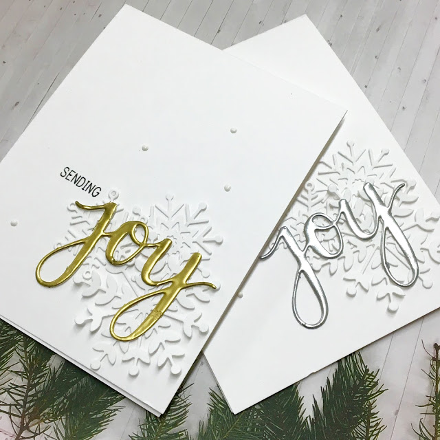 Diy joy christmas cards