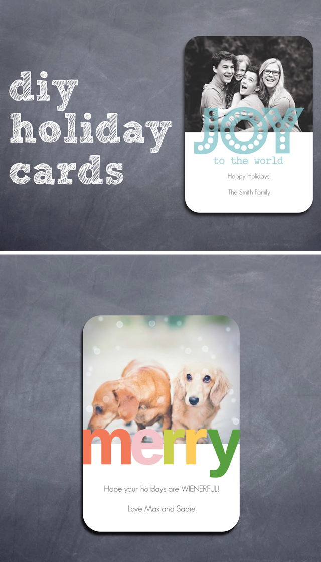 Diy holiday cards