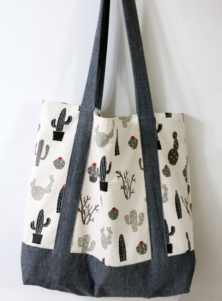 Eco friendly tote bag sewing tutorial