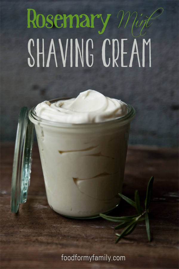 Rosemary Mint Shaving Cream - Cute Christmas Gift for Boyfriend