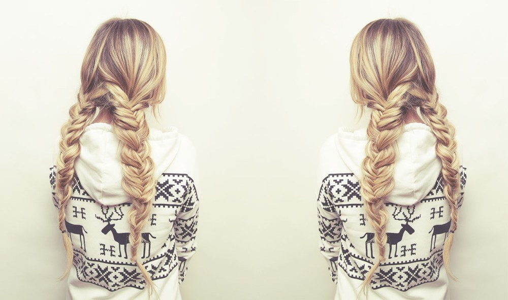 Sweater Weather Braids - Christmas Hairstyle
