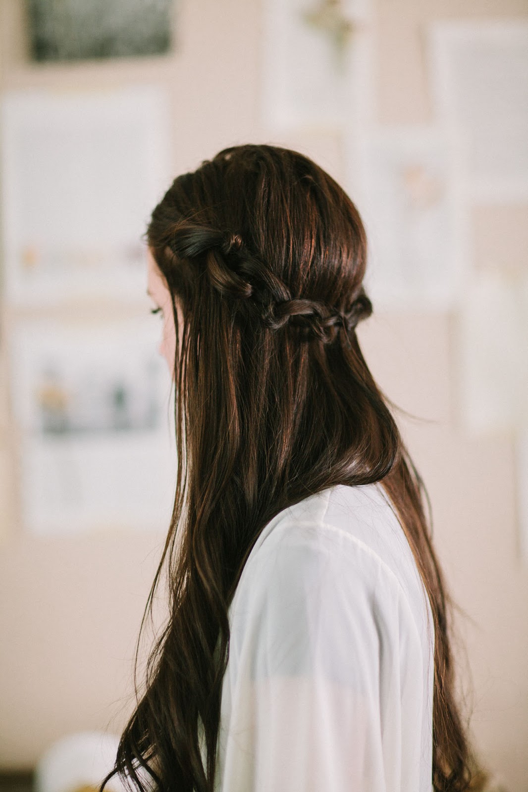 Knotted maiden braid crown hair tutorial diy bohemian hippie flowerchild 5