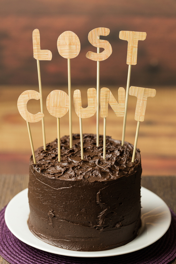 Lost count cake topper