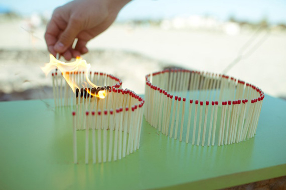 Matchstick candles