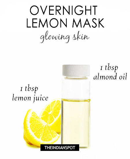 Overnight lemon mask diy