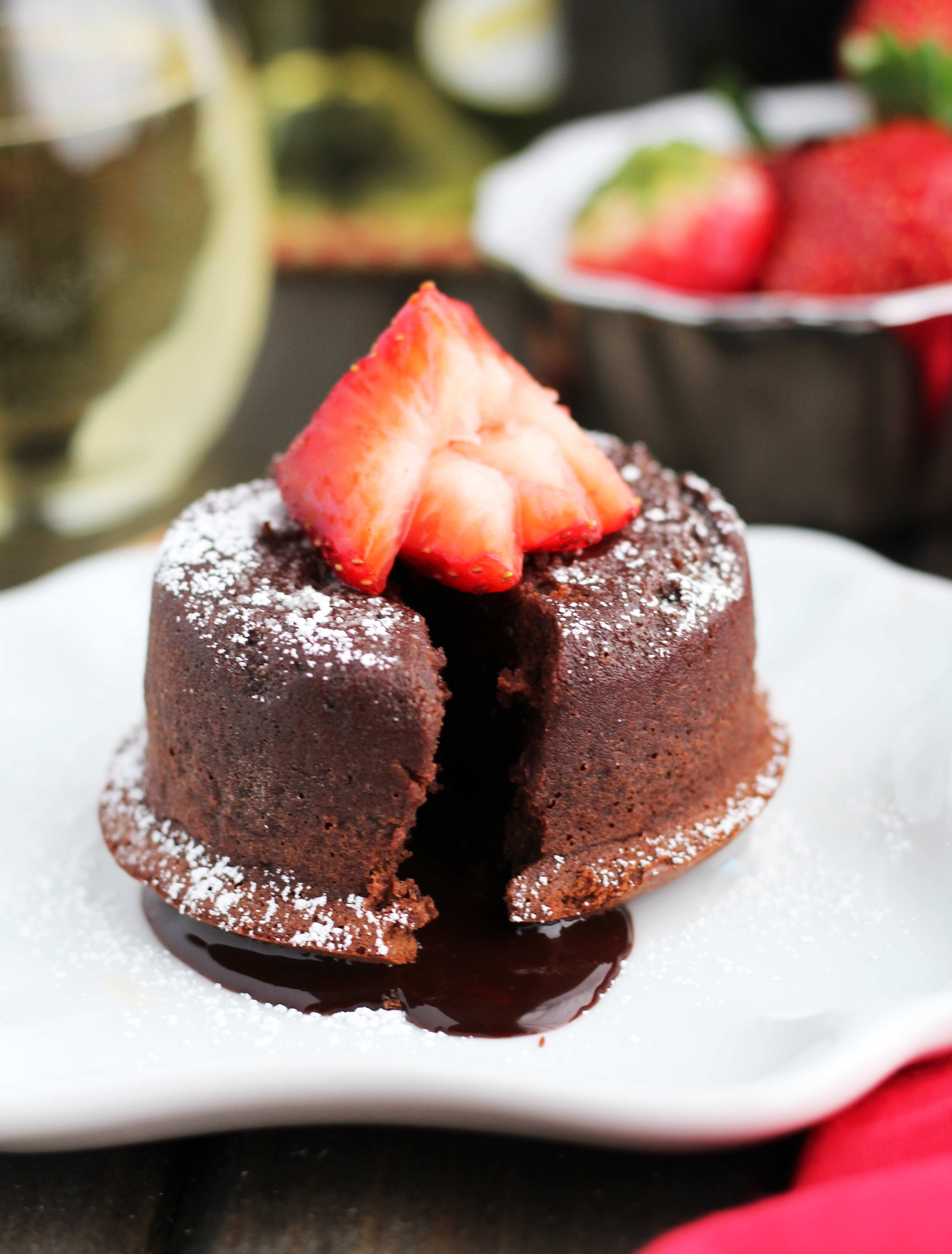 Bailey's Molten Chocolate Lava Cake - Valentine's Day Dessert