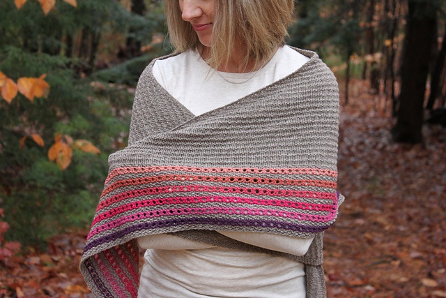 Easy knitted shawl patterns