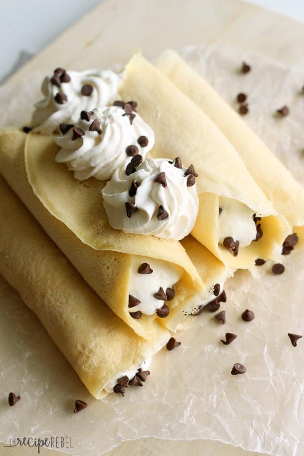 Cannoli crepes