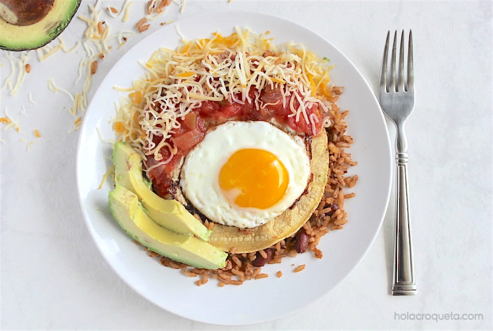 Cuban huevos rancheros