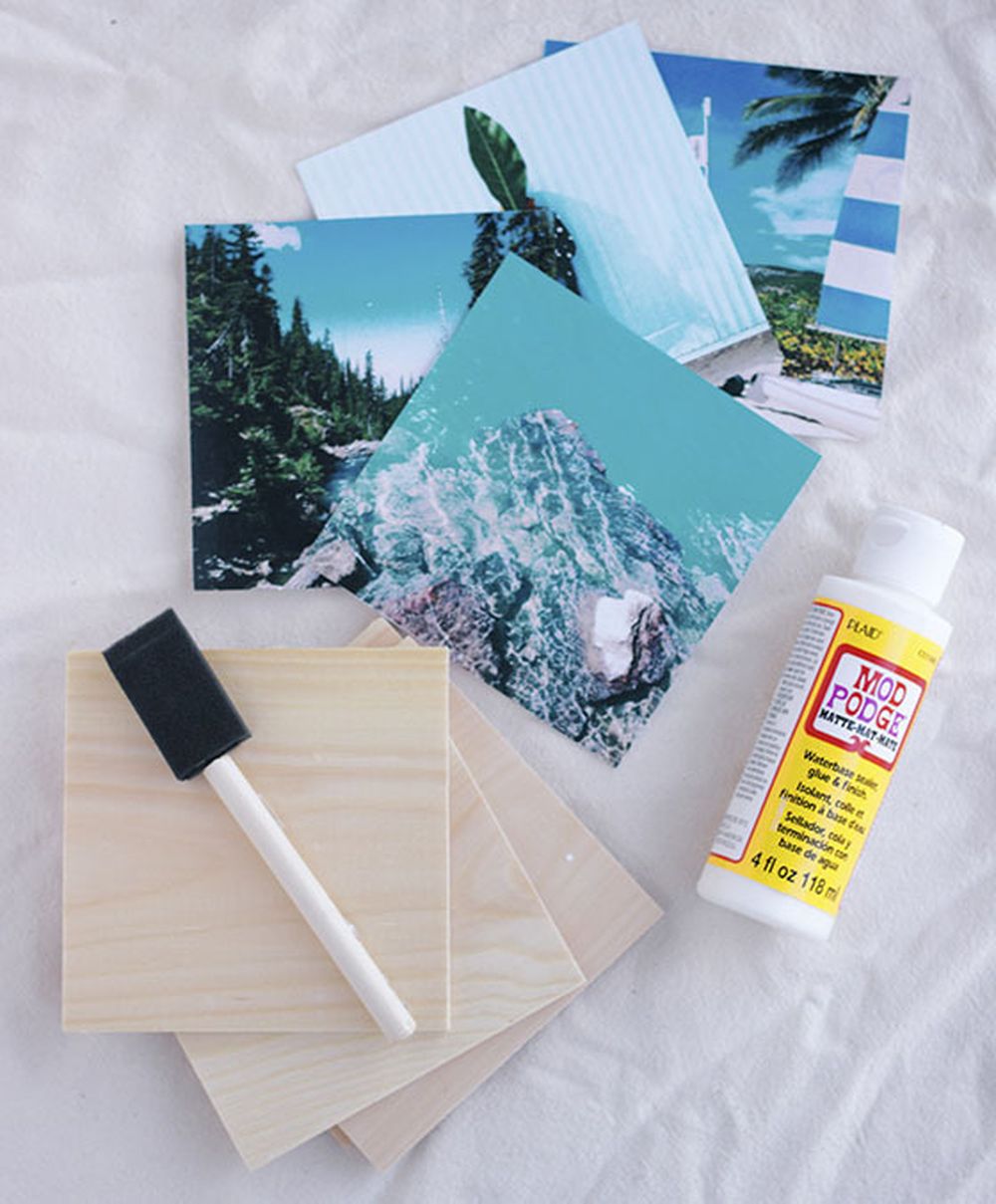 Diy coasters with your own photos valentine's day presents