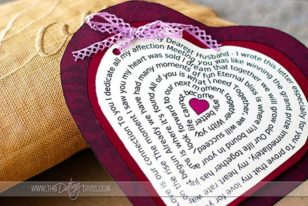 Diy heart shaped love poem what to get your girlfriend for valentine's day