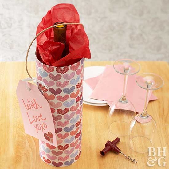 Wine Carrier - Valentine's Day Craft
