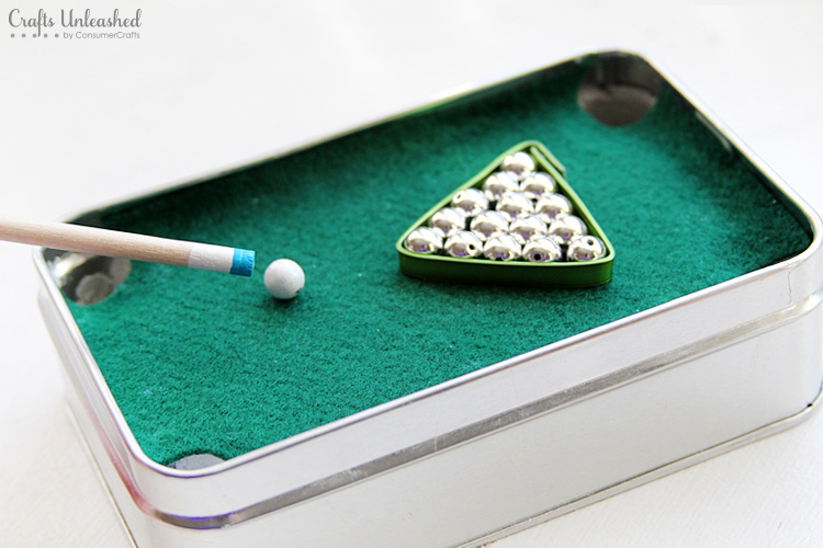 Mini Pool Table Tin - Valentine's Day Gift for Your Boyfriend