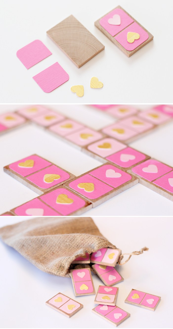 Heart Dominos - Valentine's Day Crafts for Kids