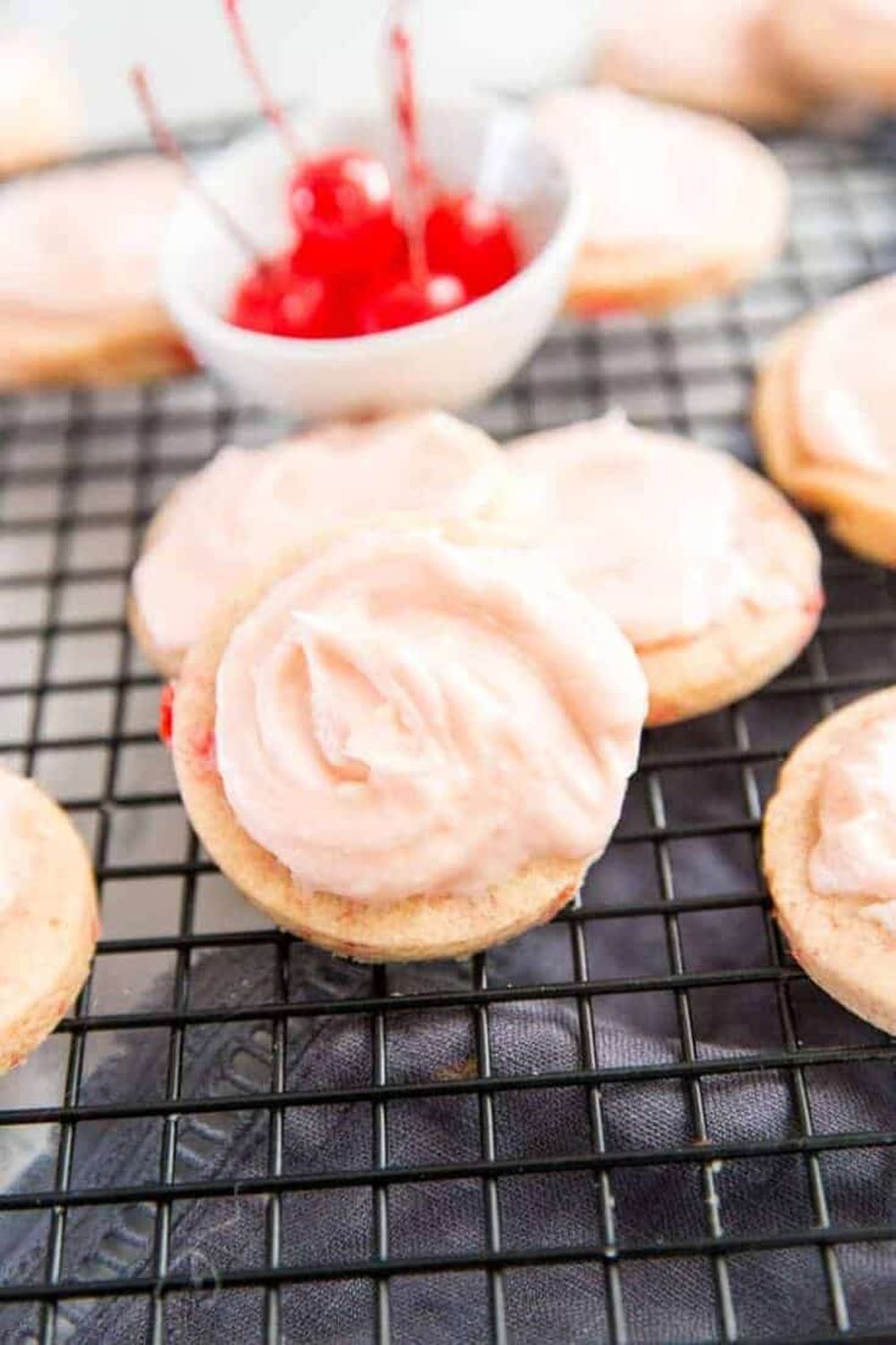 Easy valentine desserts cherry sugar cookies