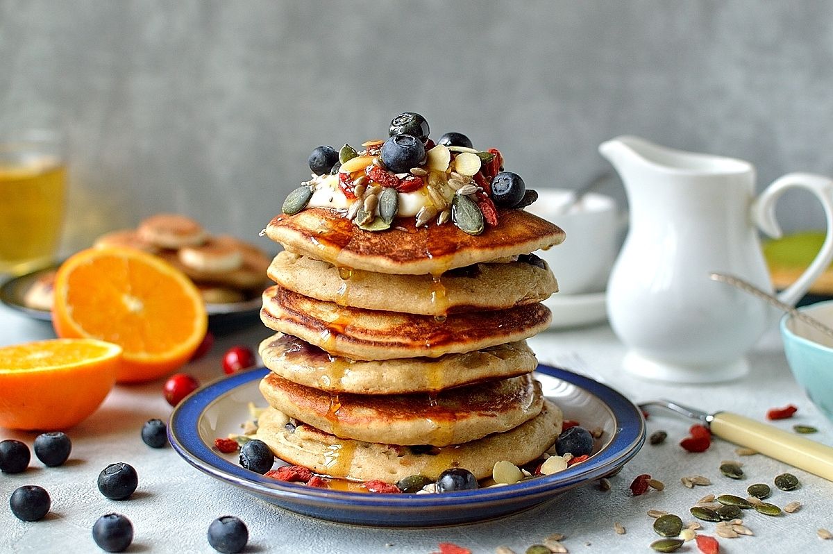 Healthy superfood pancakes