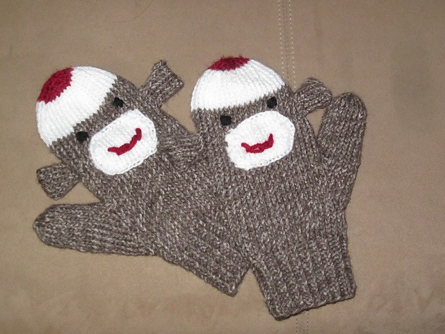 Monkey mittens